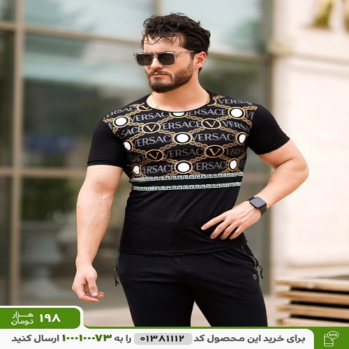 تیشرت مردانه VERSACE کد 6022